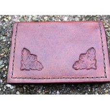 Brown Handcrafted Classic Credit Card Case